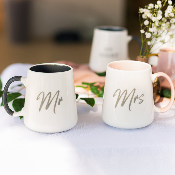 Splosh Wedding Mr & Mrs Mug Set
