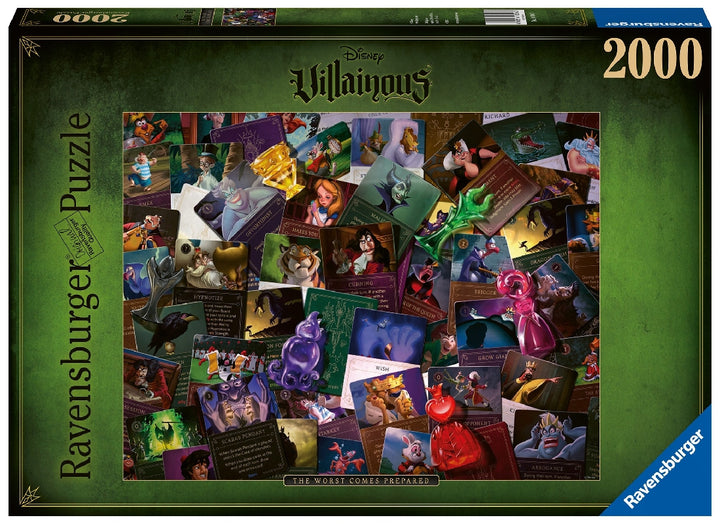 Ravensburger 2000pc Puzzle - Disney Villainous The Worst Comes Prepared