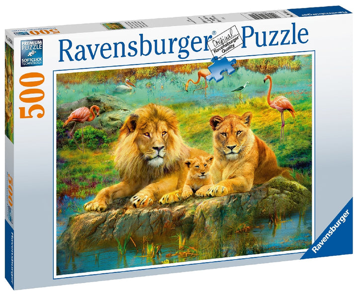 Ravensburger 500pc Puzzle - Lions In The Savannah