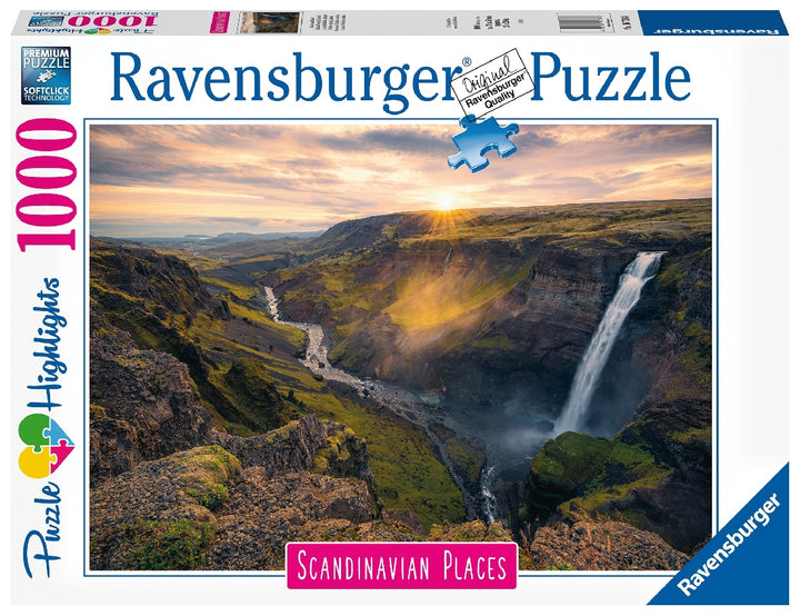 Ravensburger 1000pc Puzzle - Haifoss Waterfall Iceland
