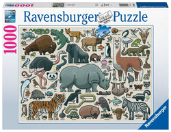 Ravensburger 1000pc Puzzle - You Wild Animal