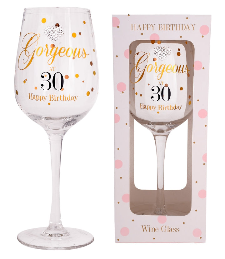 Gibson Mad Dots Gorgeous 30 Wine Glass