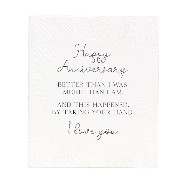 Splosh Anniversary Verse Plaque