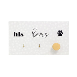 Splosh Playful Pets His & Hers Lead and Key Hanger
