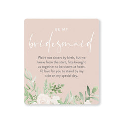 Splosh Wedding Bridesmaid Verse Plaque