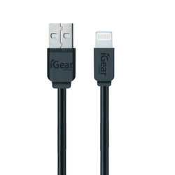 iGear CABLE CHARGE/SYNC IPHONE 1M BLACK