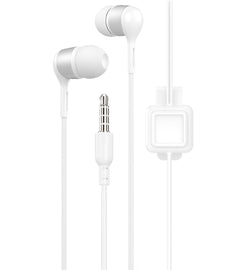 iGear EARPHONE WITH MIC WHITE/SILVER