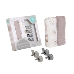 All4Ella 2 Pack Wraps & 4 Pegs