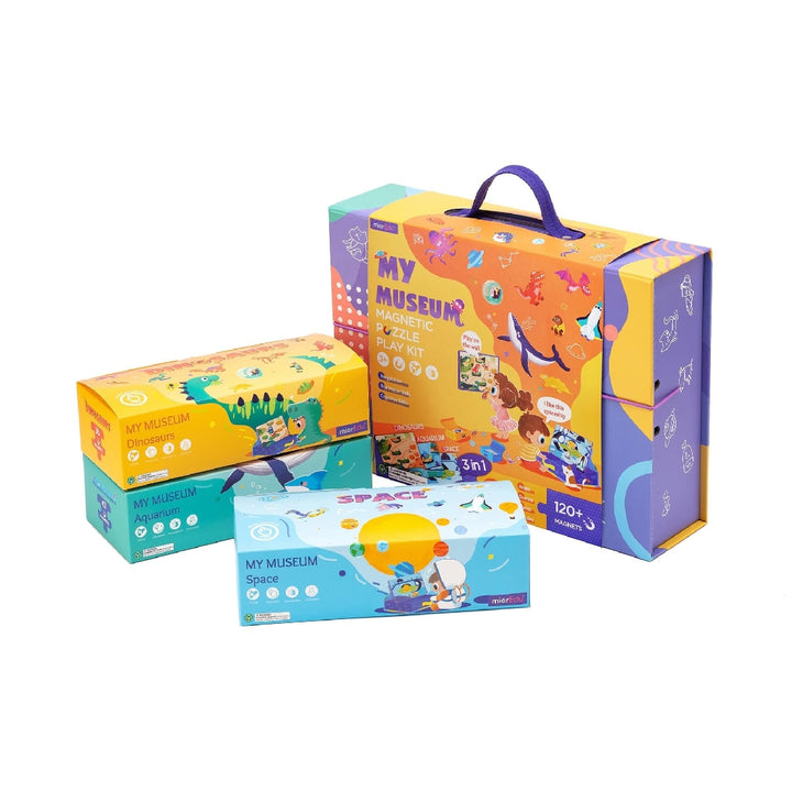MierEdu Magnetic Puzzle Play Kit My Museum