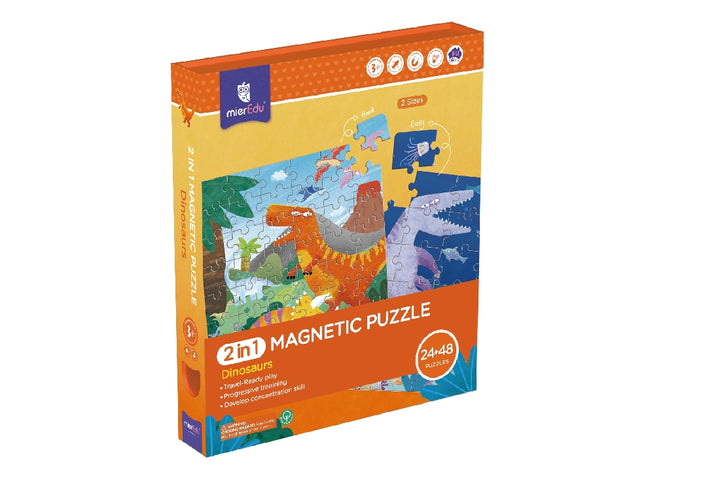 MierEdu 2 in 1 Magnetic Travel Puzzle