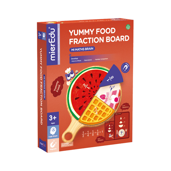 MierEdu Yummy Food Fraction Board